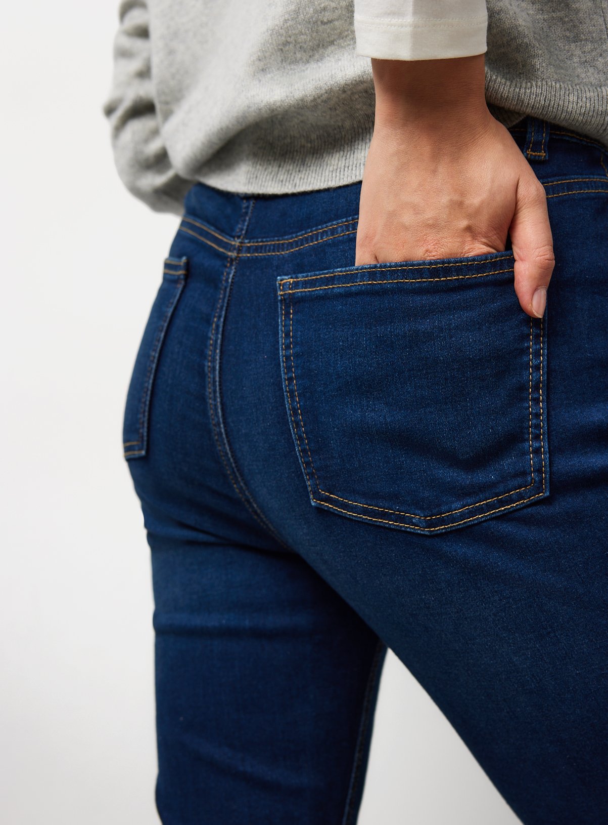 The Dark Denim Flared Jeggings 6 - Image 3 thumbnail